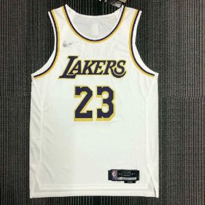 Men's LeBron James White Team Jersey - Authentic Edition