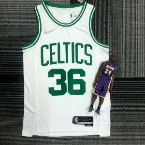 Men's Marcus Smart White Team Jersey - 75th Anniversary Edition