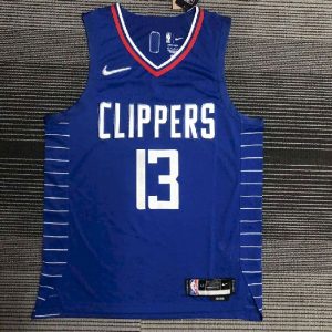 Men's Paul George Blue Team Jersey - Authentic Edition