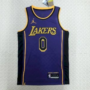 Men's Russell Westbrook Purple Team Jersey - Statement Edition
