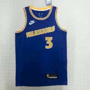 Men's Jordan Poole Blue Retro Team Jersey