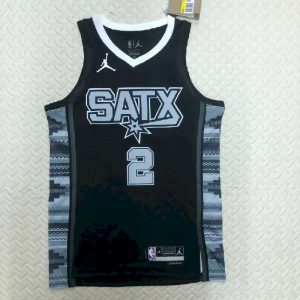 Men's Kawhi Leonard Black Team Jersey - Statement Edition