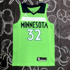 Men's Karl-Anthony Towns Green Team Jersey - Statement Edition