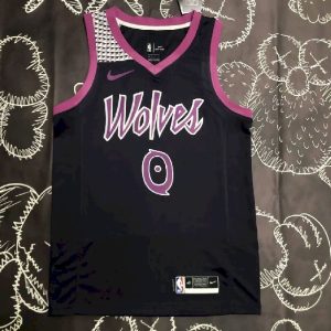 Men's D'Angelo Russell Black Team Jersey