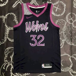 Men's Karl-Anthony Towns Black Team Jersey