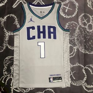 Men's LaMelo Ball Gray Team Jersey