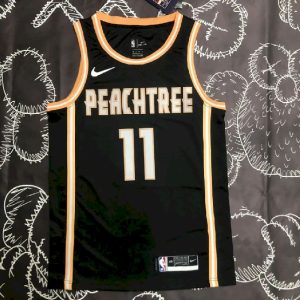 Men's Trae Young Black Team Jersey
