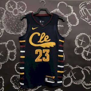 Men's LeBron Raymone James Black Team Jersey
