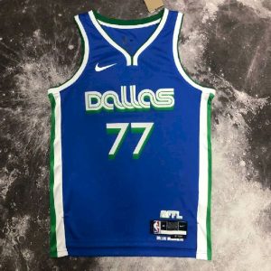 Men's Luka Doncic Blue Team Jersey - City Edition