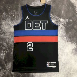 Men's Cade Cunningham Black Team Jersey - Statement Edition