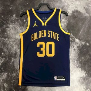 Men's Stephen Curry Blue Team Jersey - Statement Edition