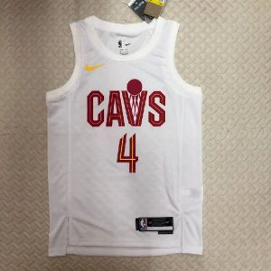 Men's Evan Mobley White Home Team Jersey