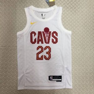 Men's LeBron Raymone James White Home Team Jersey