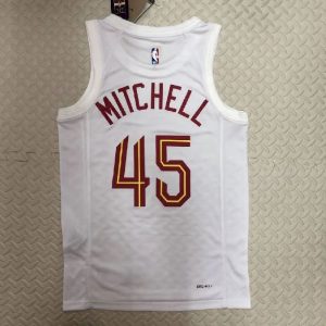 Men's Donovan Mitchell White Home Team Jersey