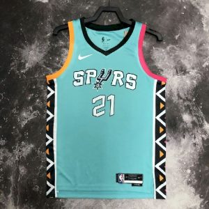 Men's Tim Duncan Blue Team Jersey - City Edition