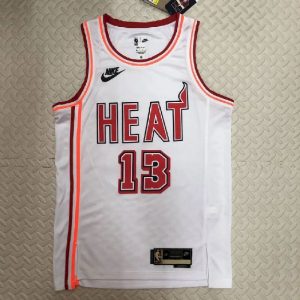 Men's Bam Adebayo White Retro Team Jersey