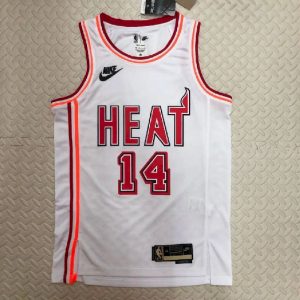 Men's Tyler Herro White Retro Team Jersey