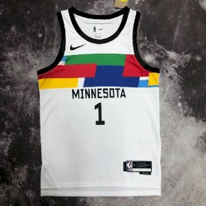 Men's Anthony Edwards White Team Jersey - City Edition