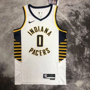 Men's Tyrese Haliburton White Home Team Jersey