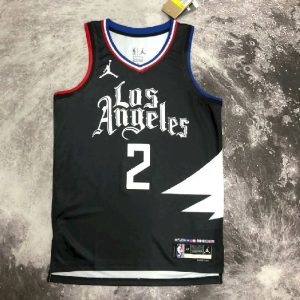 Men's Kawhi Leonard Black Team Jersey - Statement Edition