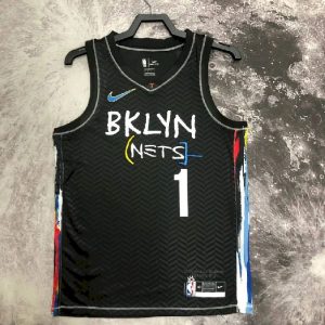 Men's Mikal Bridges Black Team Jersey