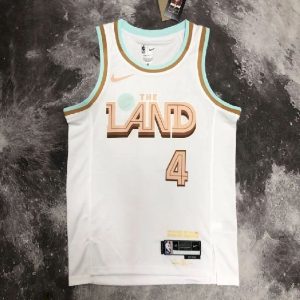 Men's Evan Mobley White Team Jersey - City Edition
