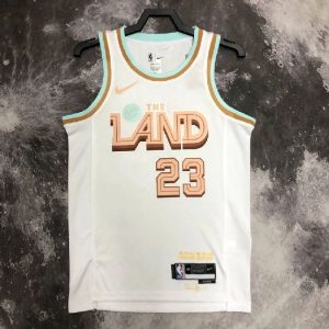 Men's LeBron Raymone James White Team Jersey - City Edition