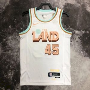Men's Donovan Mitchell White Team Jersey - City Edition
