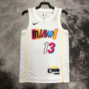 Men's Bam Adebayo White Team Jersey - City Edition
