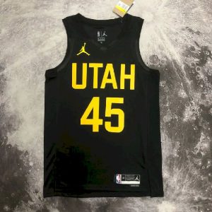 Men's Donovan Mitchell Black Team Jersey - Statement Edition