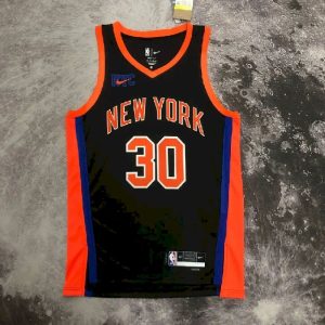 Men's Julius Randle Black Team Jersey - City Edition