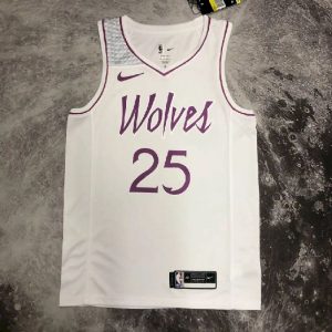 Men's Derrick Rose White Team Jersey
