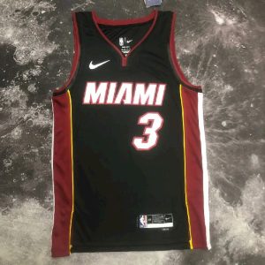 Men's Dwyane Wade Black Team Jersey