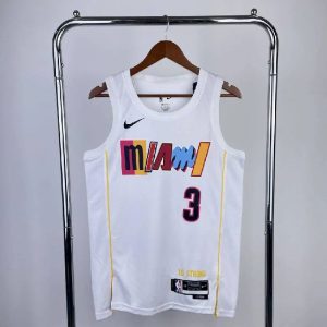 Men's Dwyane Wade White Team Jersey - City Edition