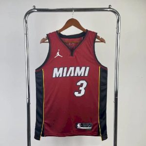 Men's Dwyane Wade Red Team Jersey - Statement Edition