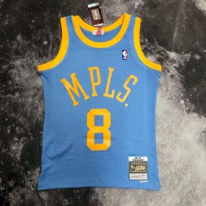 Men's M&N 2002 Kobe Bryant Blue Retro Jersey