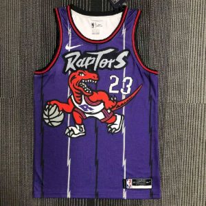 Men's Fred VanVleet Purple Retro Team Jersey