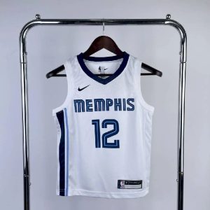 Yonth J. Morant White Team Jersey