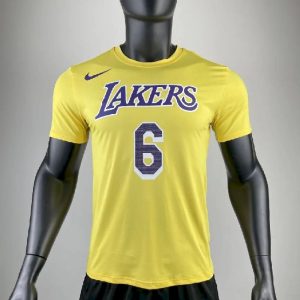 Men's LeBron James Yellow Team T-shirt