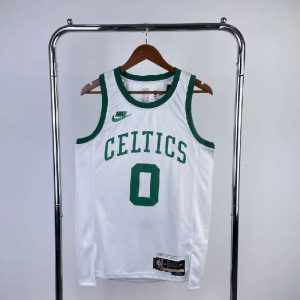 Men's Jayson Tatum White Retro Team Jersey - 75th Anniversary Edition