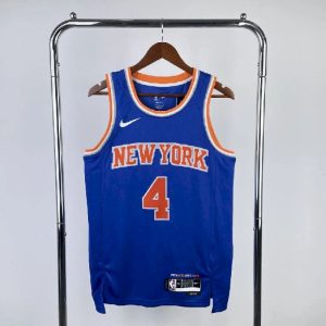 Men's Derrick Rose Away Blue Team Jersey