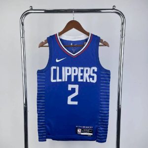 Men's 2023 Kawhi Leonard Blue Away Team Jersey