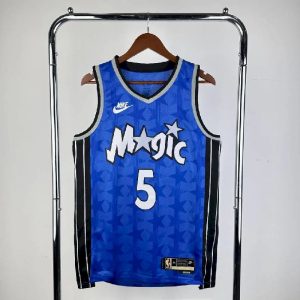 Men's 2024 Paolo Banchero Retro Blue Team Jersey