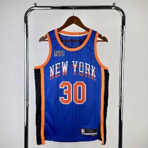 Men's 2024 Julius Randle Blue Team Jersey - City Edition
