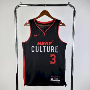 Men's 2024 Dwyane Wade Black Team Jersey - City Edition
