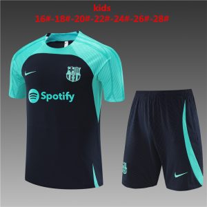 Barcelona 2023/24 Training Kids Jersey+Short 14001