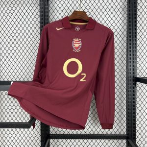 Arsenal 2005/06 Home Long Sleeve Retro Jersey