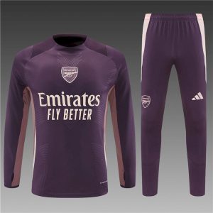 Arsenal 2024/25 Half-Zip Adult Sweater+Pant Brown 14001