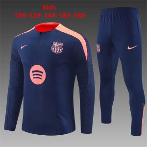 Barcelona 2024/25 Half-Zip Kids Sweater+Pant 14001