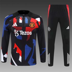 Manchester United 2024/25 Half-Zip Adult Sweater +Pant 14001